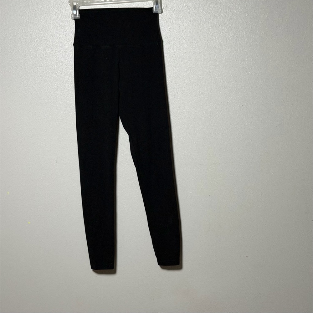 Aerie Women Activewear High Waisted Chill Play Move Black Leggings Size XS